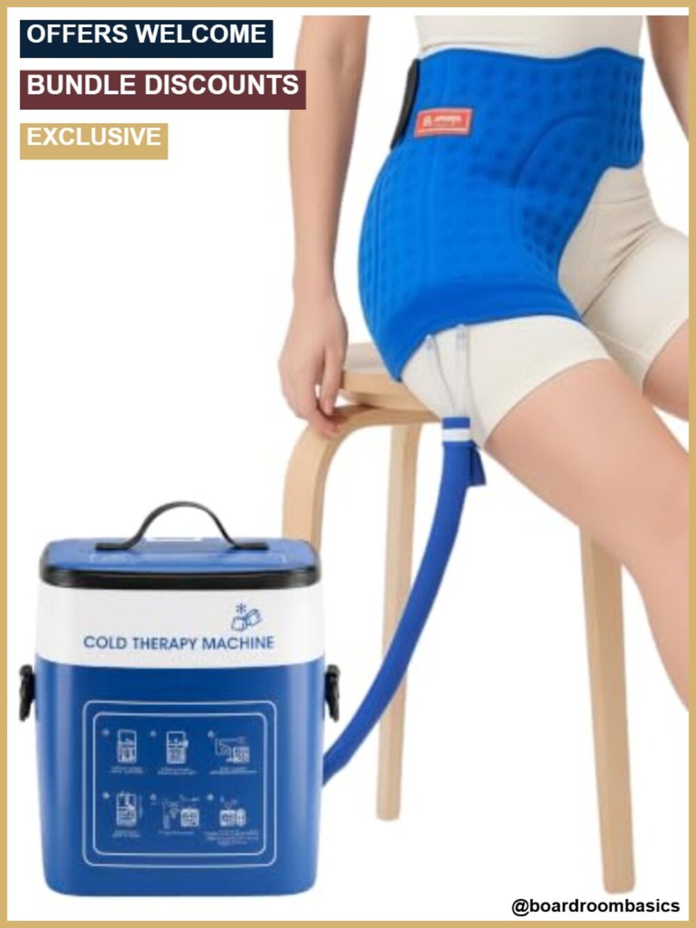 Kedite Hip Cold Therapy Ice Machine 16QT 12H Cooling